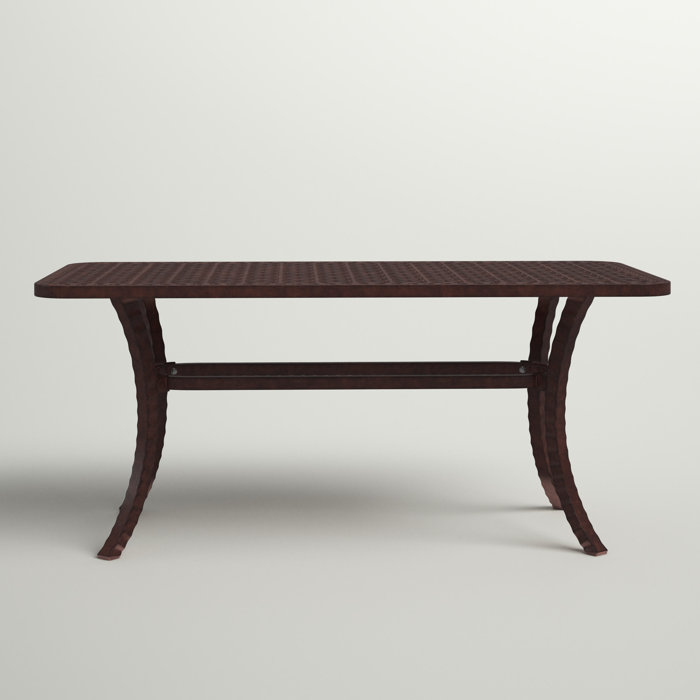 Three Posts™ Jerseyville Metal Outdoor Coffee Table Wayfair